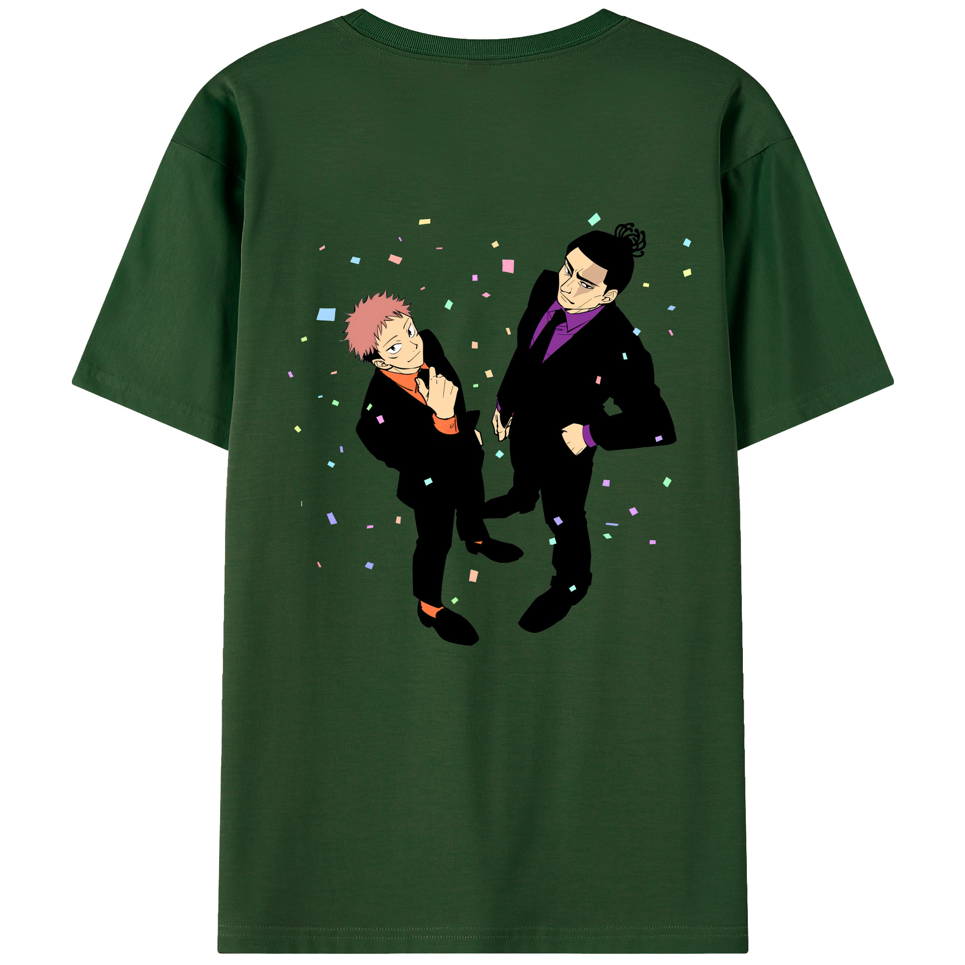 （画像用） 呪術廻戦 Jujutsu Kaisen 綿100％半袖Tシャツ（背面プリント）